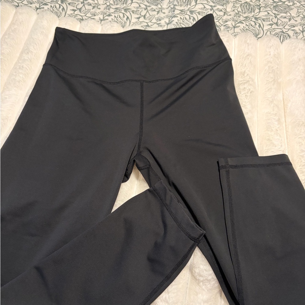 Zyia Black High-Waist Performance Leggings Sz 8-10